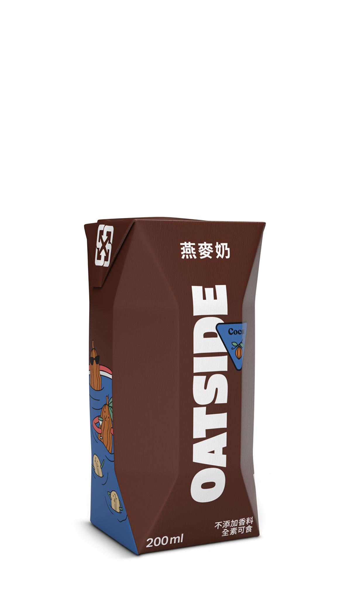 可可燕麥植物奶 口袋瓶